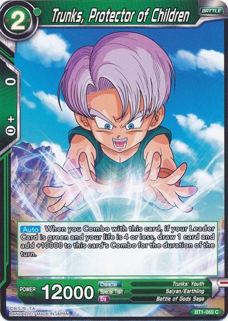 Trunks, Protector of Children (BT1-069) [Galactic Battle] | Event Horizon Hobbies CA