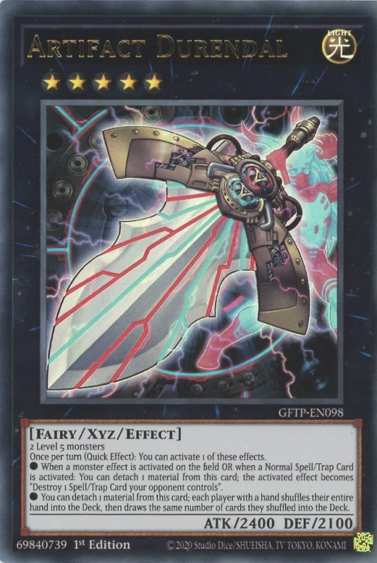 Artifact Durendal [GFTP-EN098] Ultra Rare | Event Horizon Hobbies CA