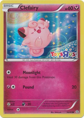 Clefairy (50/83) (Toys R Us Promo) [XY: Generations] | Event Horizon Hobbies CA