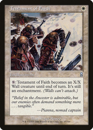 Testament of Faith [Odyssey] | Event Horizon Hobbies CA