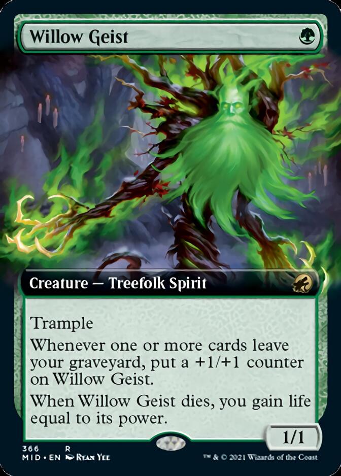 Willow Geist (Extended) [Innistrad: Midnight Hunt] | Event Horizon Hobbies CA