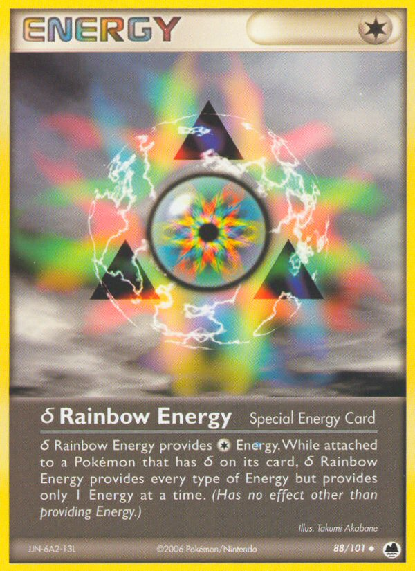 Rainbow Energy (88/101) (Delta Species) [EX: Dragon Frontiers] | Event Horizon Hobbies CA