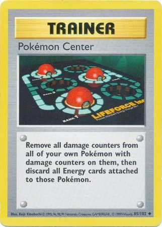 Pokemon Center (85/102) [Base Set Shadowless Unlimited] | Event Horizon Hobbies CA