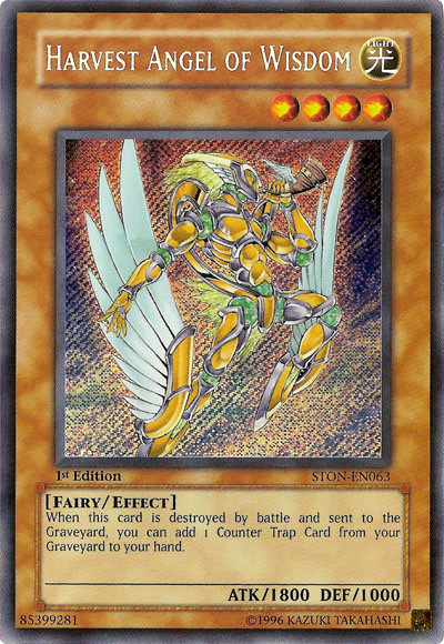 Harvest Angel of Wisdom [STON-EN063] Secret Rare | Event Horizon Hobbies CA