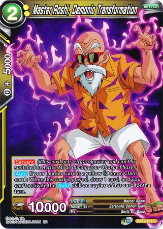 Master Roshi, Demonic Transformation (BT11-101) [Vermilion Bloodline 2nd Edition] | Event Horizon Hobbies CA