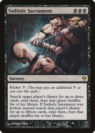 Sadistic Sacrament [Zendikar] | Event Horizon Hobbies CA