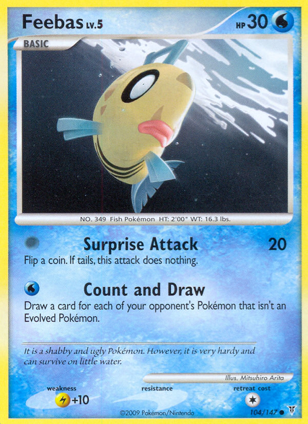 Feebas (104/147) [Platinum: Supreme Victors] | Event Horizon Hobbies CA