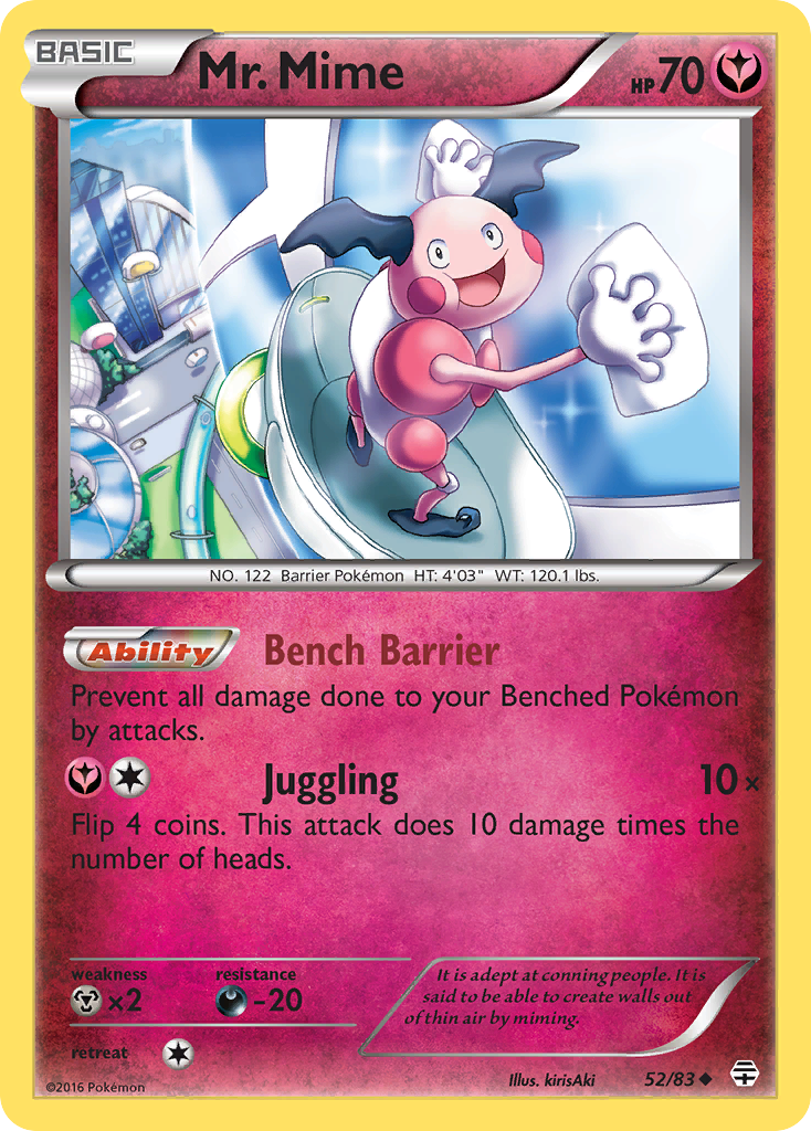 Mr. Mime (52/83) [XY: Generations] | Event Horizon Hobbies CA