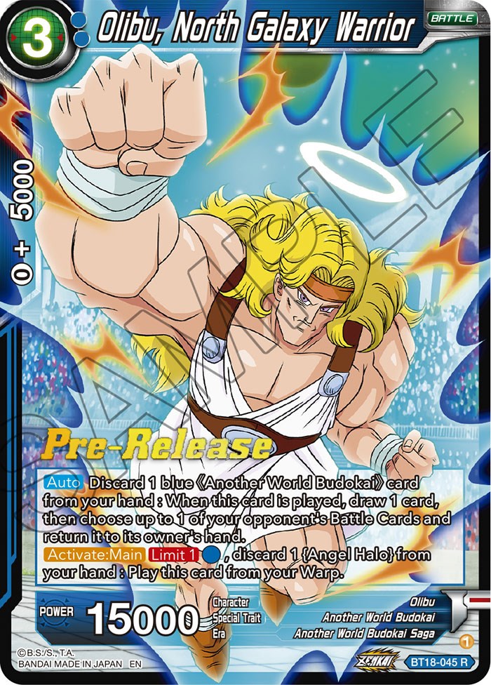 Olibu, North Galaxy Warrior (BT18-045) [Dawn of the Z-Legends Prerelease Promos] | Event Horizon Hobbies CA