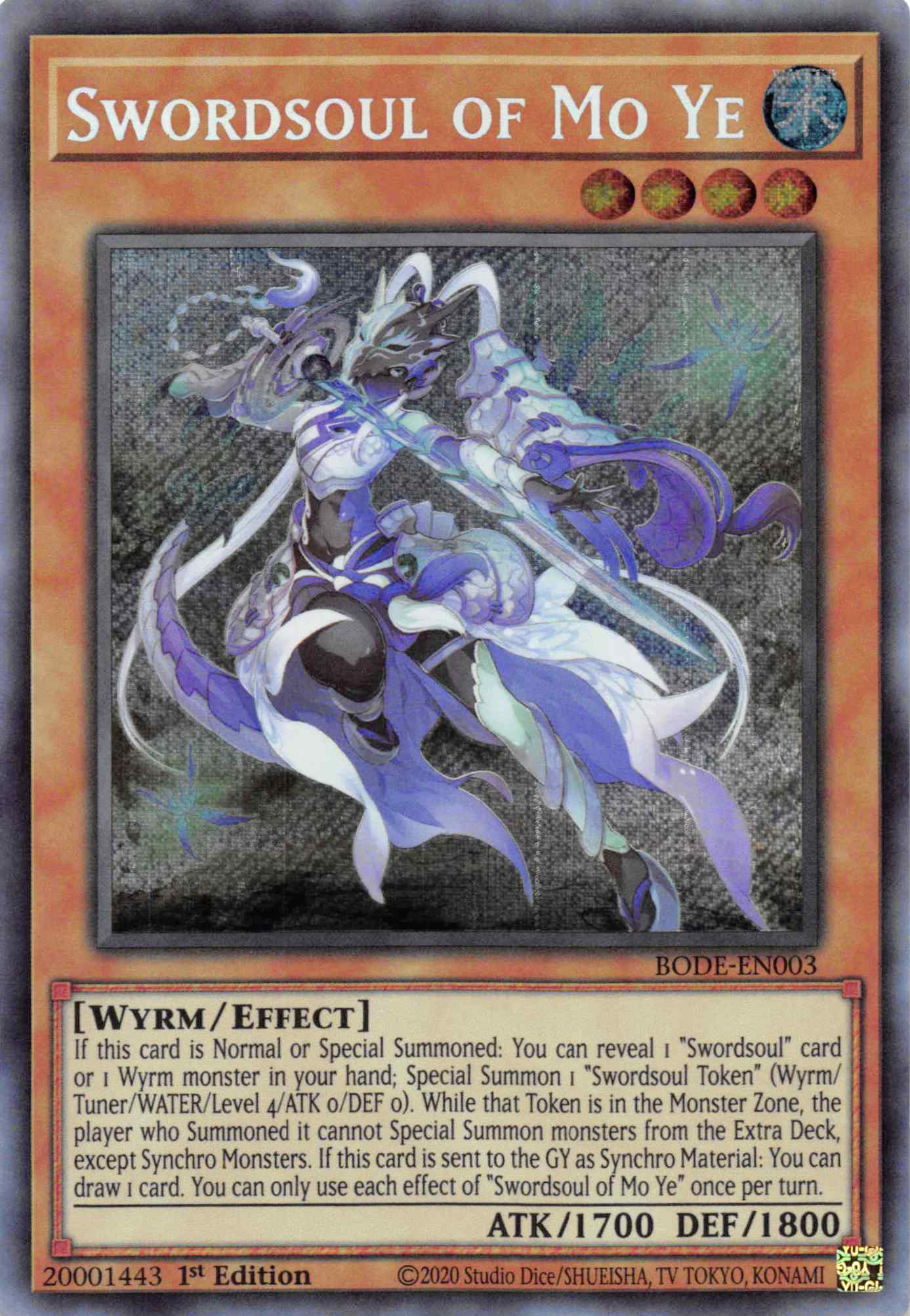 Swordsoul of Mo Ye [BODE-EN003] Secret Rare | Event Horizon Hobbies CA