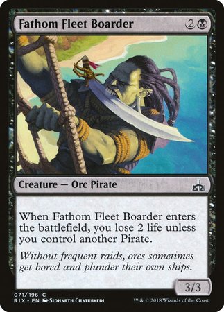 Fathom Fleet Boarder [Rivals of Ixalan] | Event Horizon Hobbies CA