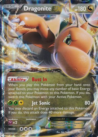 Dragonite EX (74/111) (Jumbo Card) [XY: Furious Fists] | Event Horizon Hobbies CA