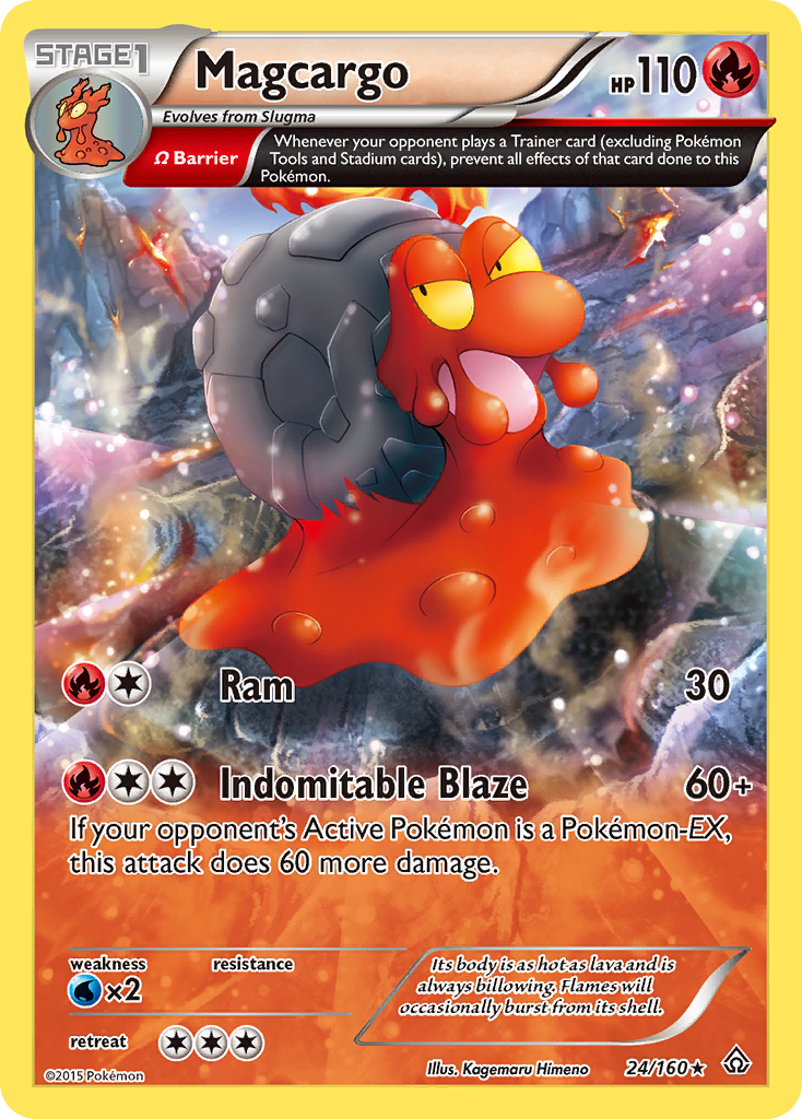 Magcargo (24/160) [XY: Primal Clash] | Event Horizon Hobbies CA