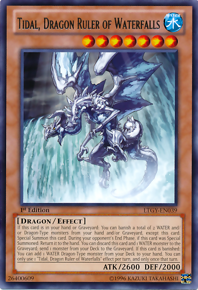 Tidal, Dragon Ruler of Waterfalls [LTGY-EN039] Rare | Event Horizon Hobbies CA