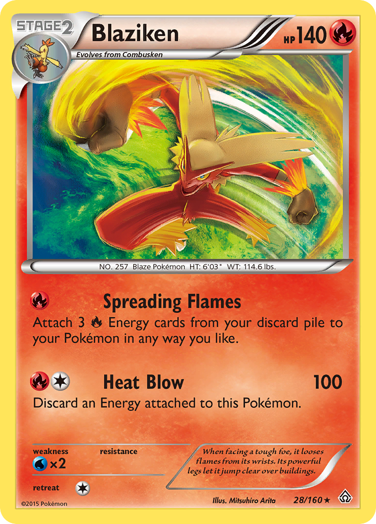 Blaziken (28/160) [XY: Primal Clash] | Event Horizon Hobbies CA