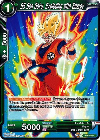 SS Son Goku, Exploding with Energy (BT6-055) [Destroyer Kings] | Event Horizon Hobbies CA