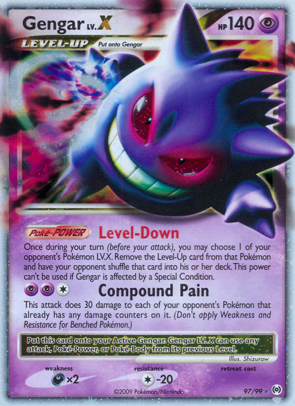 Gengar LV.X (97/99) [Platinum: Arceus] | Event Horizon Hobbies CA