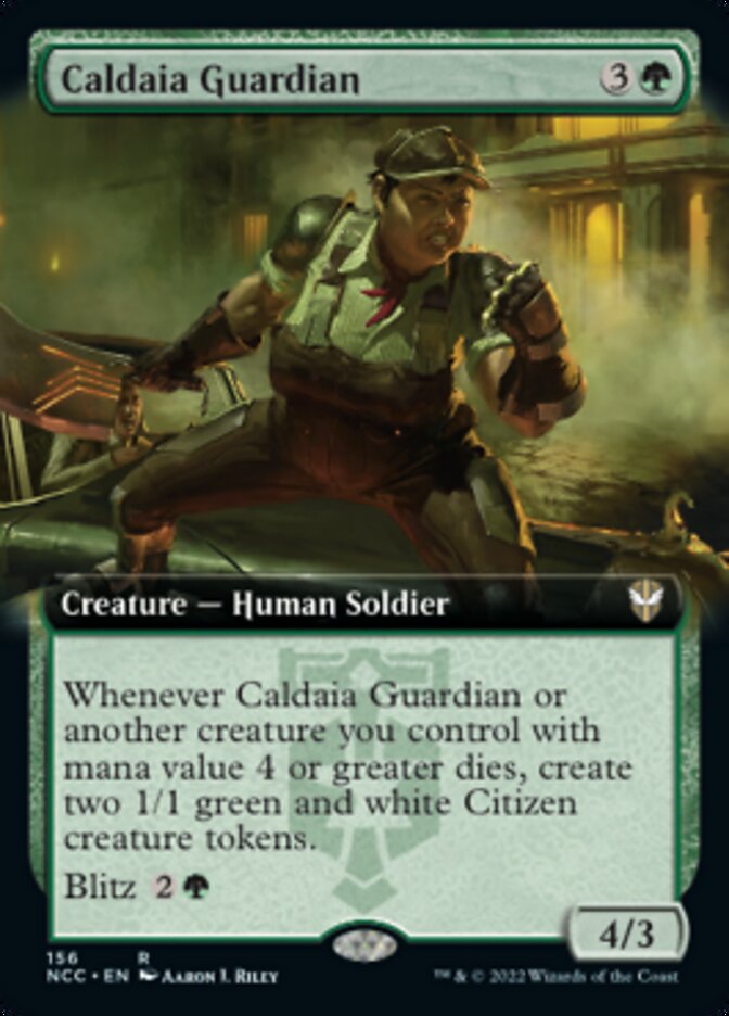 Caldaia Guardian (Extended Art) [Streets of New Capenna Commander] | Event Horizon Hobbies CA