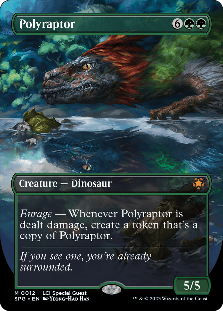 Polyraptor (Borderless) [The Lost Caverns of Ixalan Special Guests] | Event Horizon Hobbies CA