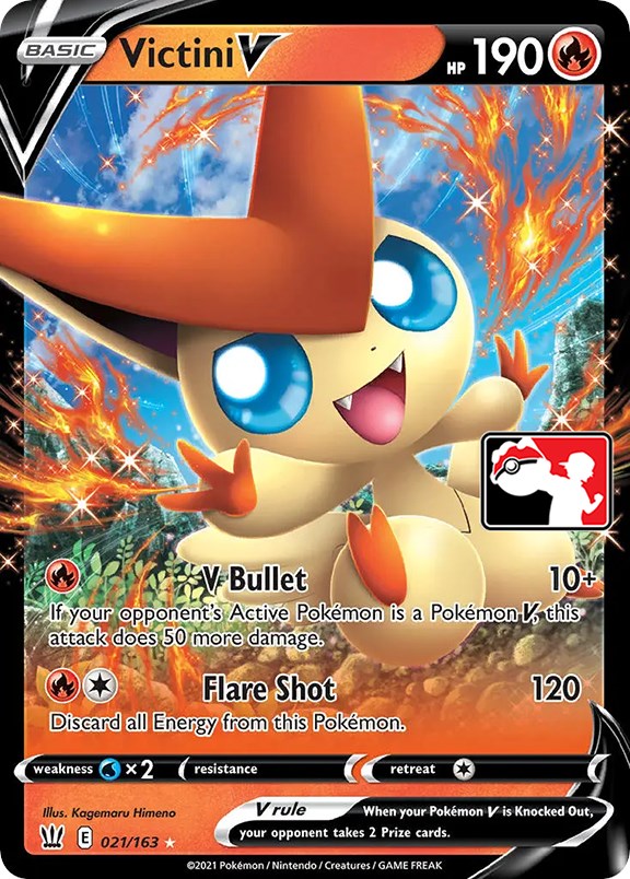 Victini V (021/163) [Prize Pack Series One] | Event Horizon Hobbies CA