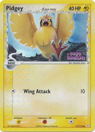 Pidgey (77/110) (Delta Species) (Stamped) [EX: Holon Phantoms] | Event Horizon Hobbies CA