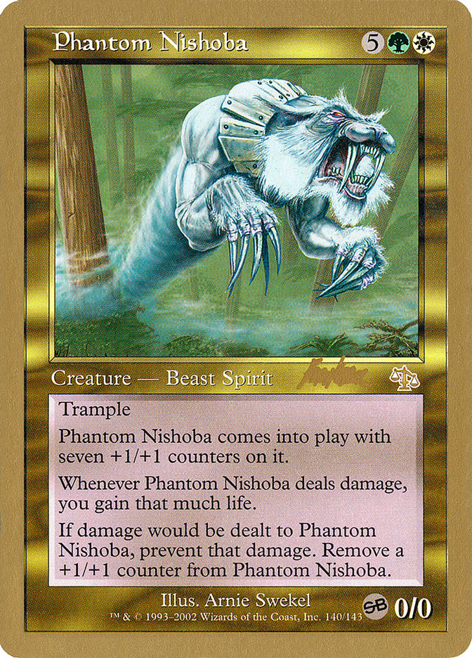 Phantom Nishoba (Brian Kibler) (SB) [World Championship Decks 2002] | Event Horizon Hobbies CA