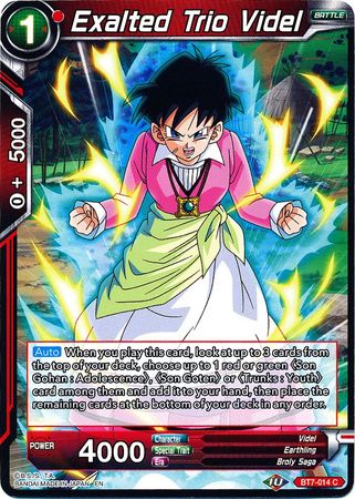 Exalted Trio Videl (BT7-014) [Assault of the Saiyans] | Event Horizon Hobbies CA