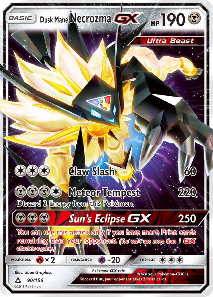 Dusk Mane Necrozma GX (90/156) [Sun & Moon: Ultra Prism] | Event Horizon Hobbies CA