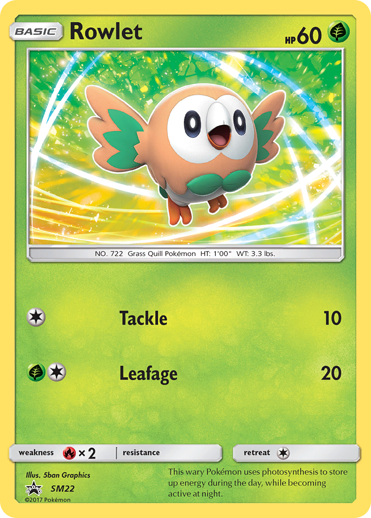 Rowlet (SM22) [Sun & Moon: Black Star Promos] | Event Horizon Hobbies CA