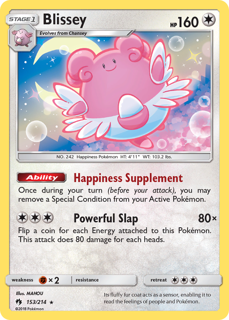 Blissey (153/214) [Sun & Moon: Lost Thunder] | Event Horizon Hobbies CA