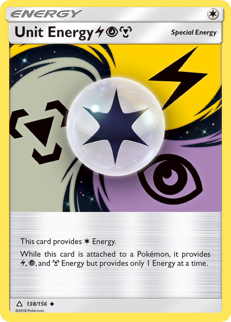 Unit Energy (138/156) (Lightning, Psychic, Metal) [Sun & Moon: Ultra Prism] | Event Horizon Hobbies CA