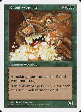 Rabid Wombat [Fifth Edition] | Event Horizon Hobbies CA