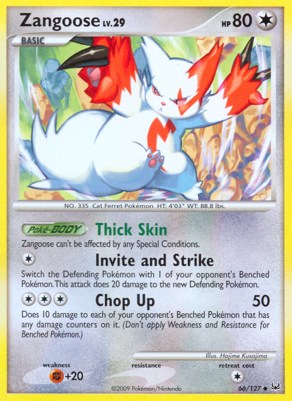 Zangoose (66/127) [Platinum: Base Set] | Event Horizon Hobbies CA