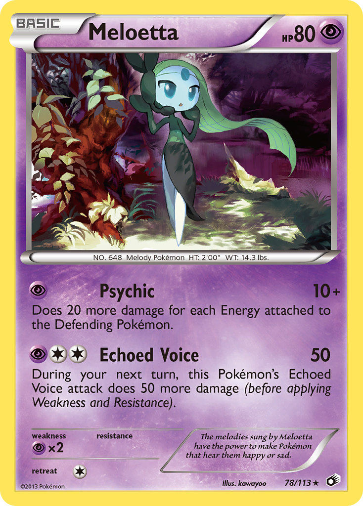 Meloetta (78/113) [Black & White: Legendary Treasures] | Event Horizon Hobbies CA