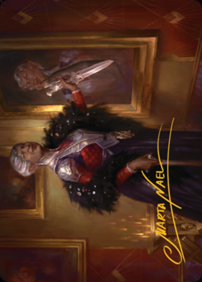 Evelyn, the Covetous Art Card (Gold-Stamped Signature) [Streets of New Capenna Art Series] | Event Horizon Hobbies CA