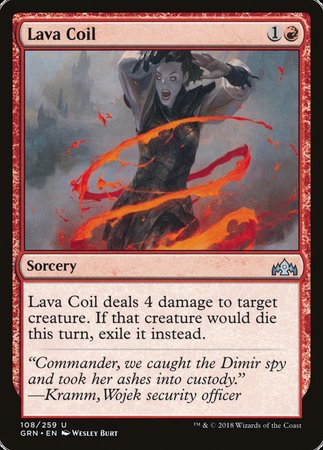 Lava Coil [Guilds of Ravnica] | Event Horizon Hobbies CA