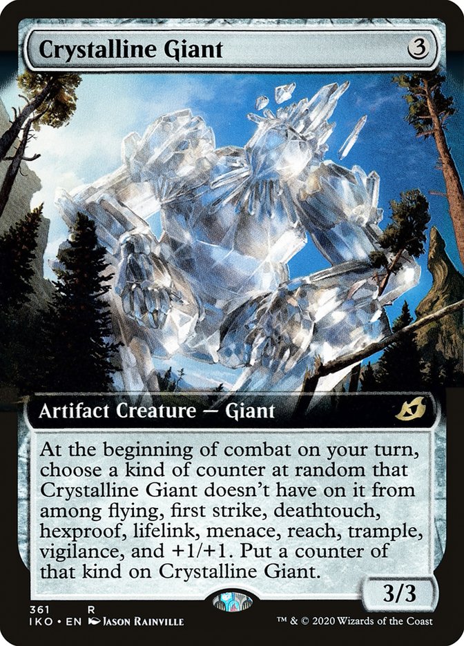 Crystalline Giant (Extended Art) [Ikoria: Lair of Behemoths] | Event Horizon Hobbies CA