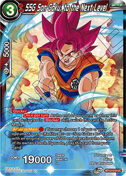 SSG Son Goku, to the Next Level (Uncommon) (BT13-018) [Supreme Rivalry] | Event Horizon Hobbies CA