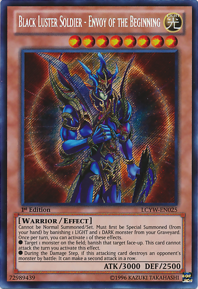 Black Luster Soldier - Envoy of the Beginning [LCYW-EN025] Secret Rare | Event Horizon Hobbies CA