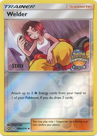 Welder (189a/214) (Regional Championship Promo Staff) [Sun & Moon: Unbroken Bonds] | Event Horizon Hobbies CA