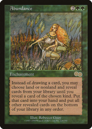 Abundance [Urza's Saga] | Event Horizon Hobbies CA