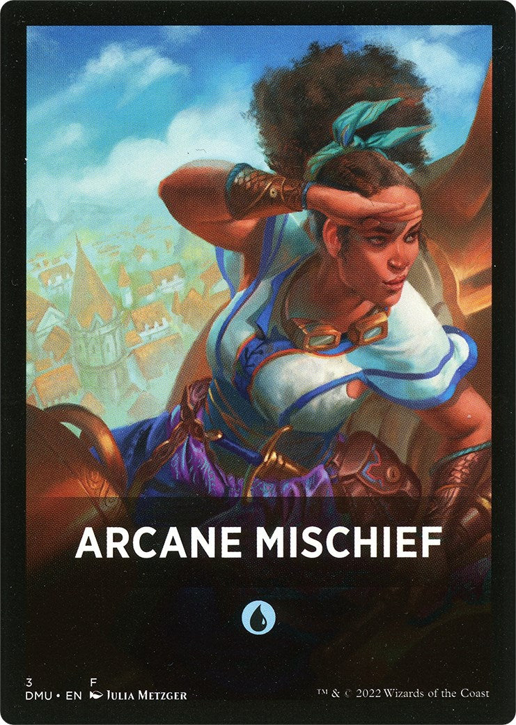 Arcane Mischief Theme Card [Dominaria United Tokens] | Event Horizon Hobbies CA