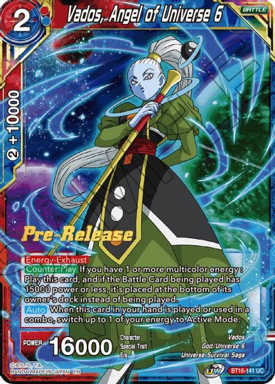 Vados, Angel of the Universe 6 (BT16-141) [Realm of the Gods Prerelease Promos] | Event Horizon Hobbies CA