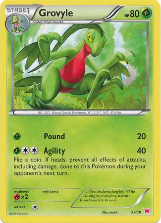 Grovyle (27/30) [XY: Trainer Kit 2 - Latias] | Event Horizon Hobbies CA