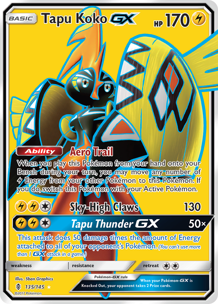 Tapu Koko GX (135/145) [Sun & Moon: Guardians Rising] | Event Horizon Hobbies CA