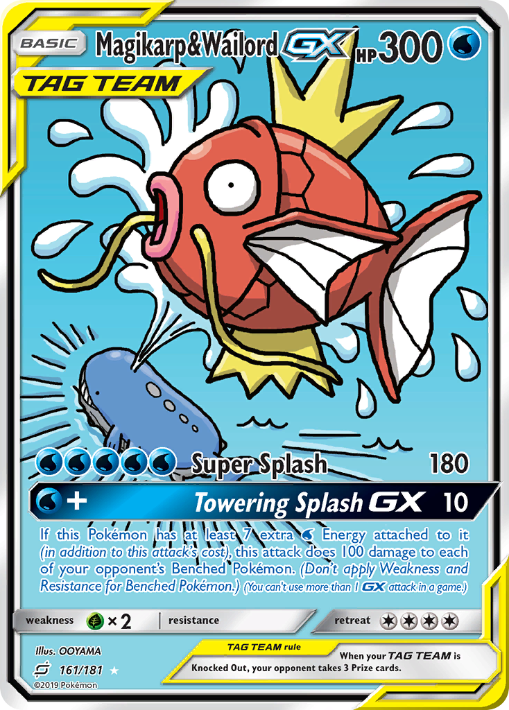 Magikarp & Wailord GX (161/181) [Sun & Moon: Team Up] | Event Horizon Hobbies CA