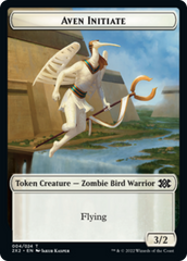 Elemental // Aven Initiate Double-sided Token [Double Masters 2022 Tokens] | Event Horizon Hobbies CA