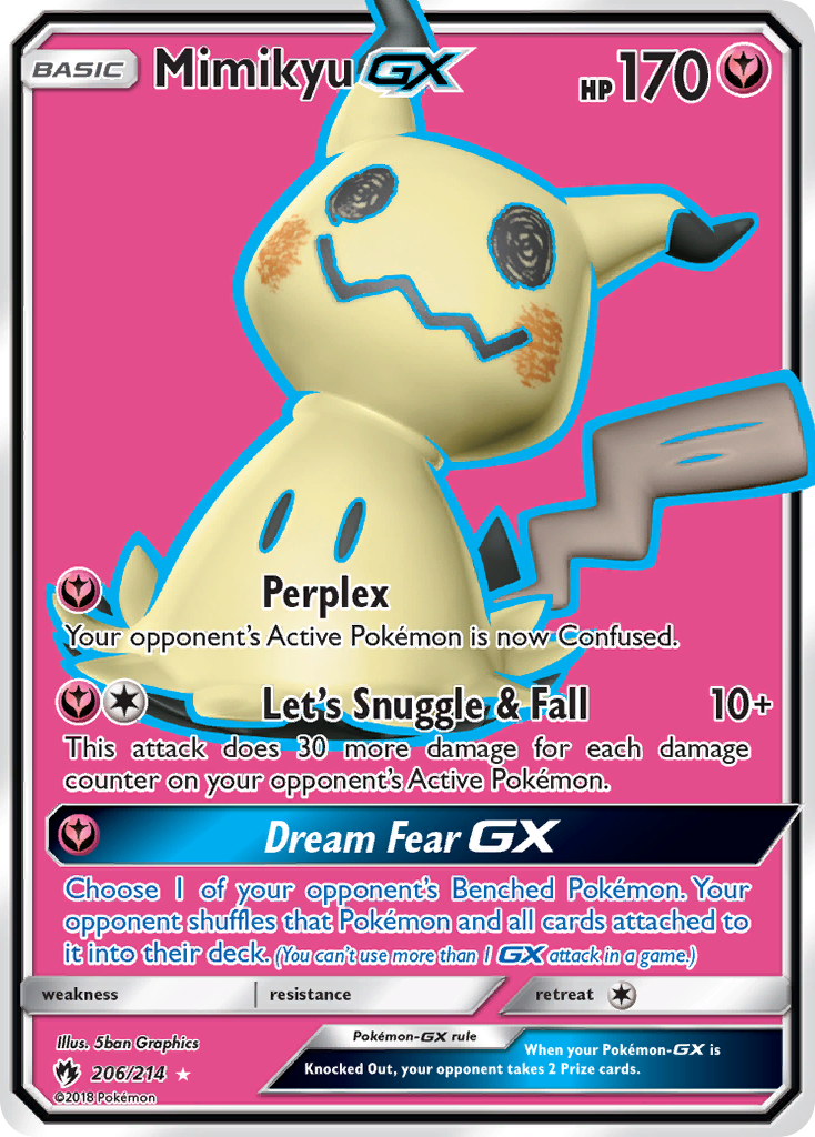 Mimikyu GX (206/214) [Sun & Moon: Lost Thunder] | Event Horizon Hobbies CA