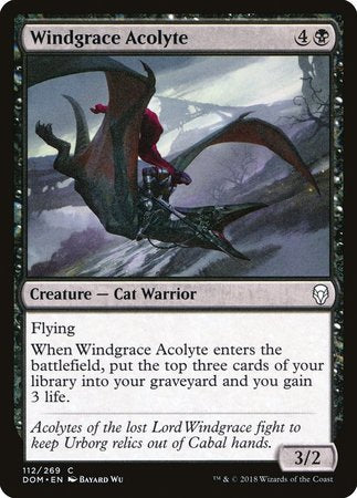 Windgrace Acolyte [Dominaria] | Event Horizon Hobbies CA