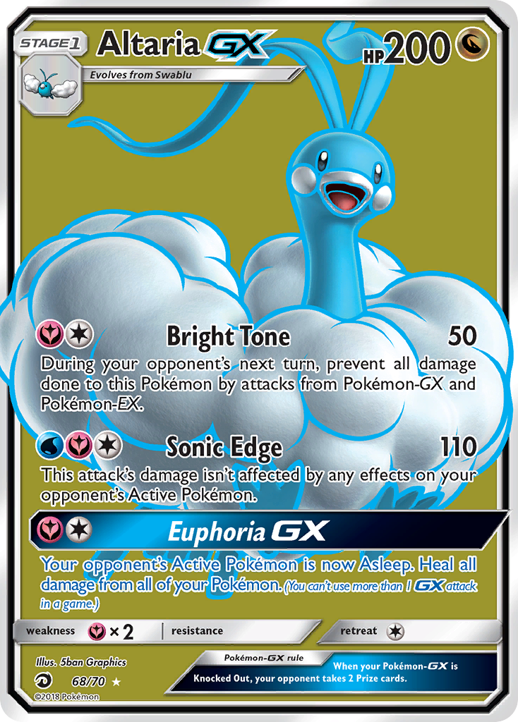 Altaria GX (68/70) [Sun & Moon: Dragon Majesty] | Event Horizon Hobbies CA